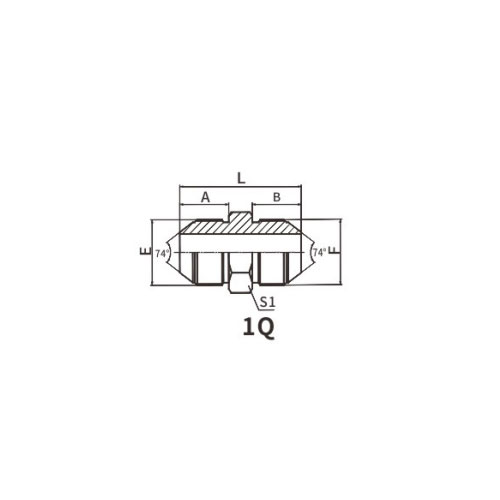 1Q 미터법 수형 74° 콘 시트